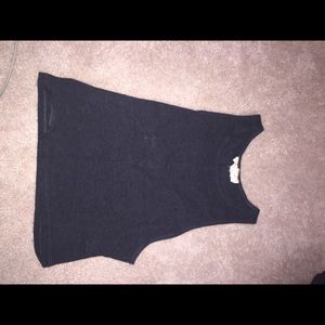 Grey crop top